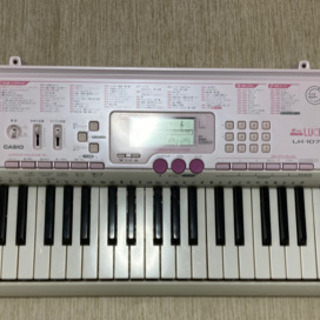 光るキーボード　ピンク　CASIO