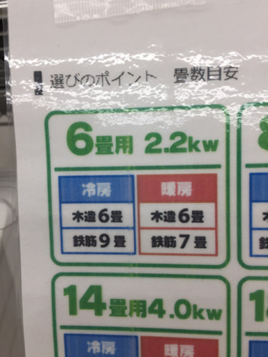 8/2 東区 和白 ¥29,900-の激安エアコン入荷しました㊗️1台限り約6畳〜9畳用 Panasonic 2.2kw ☀️ルームエアコン☀️ CS-F220C✌️