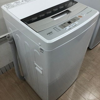 【6ヶ月安心保証付き】AQUA 全自動洗濯機　4.5kg