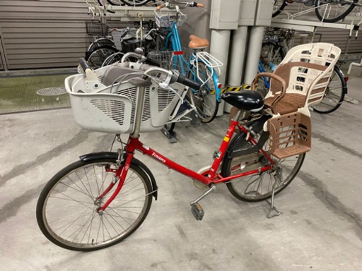 自転車　子乗せタイプ（前後）　ママチャリ