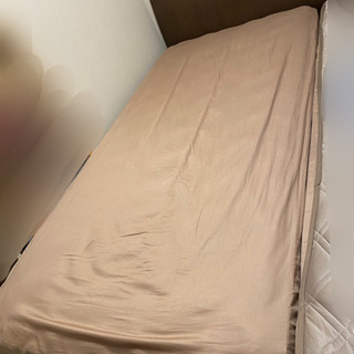 跳ね上げ収納ベッド フレームマットレスセット定価21万 シングル