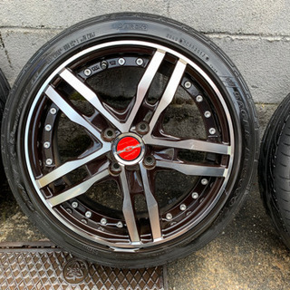 京豊コーポレーション　AMEシャレン　美品〜‼️ ホイール　タイヤ付き