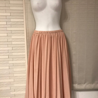 GU ピンク　プリーツスカート  Mサイズ