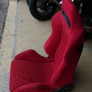 【手渡し限定】 レカロ セミバケット 助手席？ 赤 レッド SR2 SR3