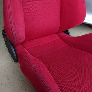 【手渡し限定】 レカロ セミバケット 助手席？ 赤 レッド SR2 SR3