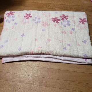 西川リビングの敷き毛布(中国製)