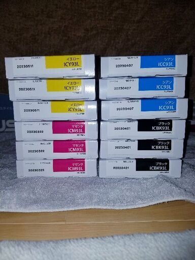 EPSON純正インクカートリッジ 93L4色×3セット
