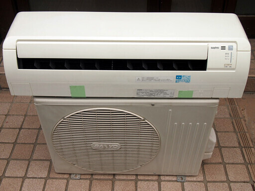 【79】三洋電機 SANYO エアコン おもに6畳用 SAP-ZK22X