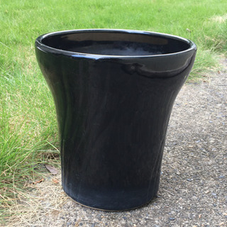 黒い鉢　鉢カバー　植木鉢
