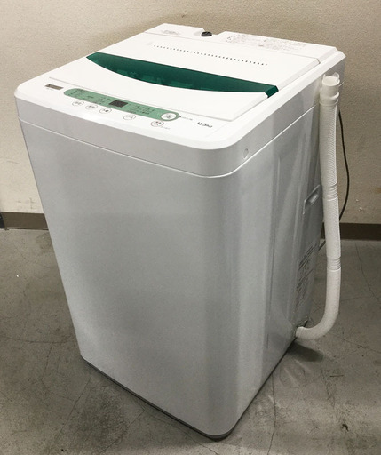 美品！YAMADAセレクト 洗濯機 4.5㎏ 2019年製 YWMT45G1 単身用 ひとり暮らし