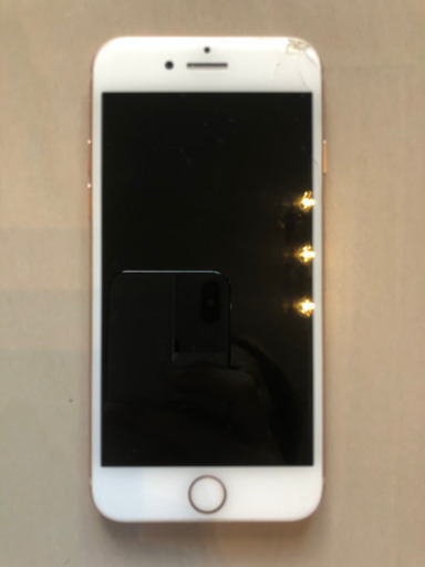 iPhone 8 64GB ひび割れあり iPhone8 64GB ブラック 表面背面ひび割れあり
