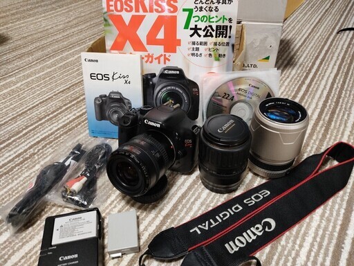 Canon EOS Kiss X４美品 Wレンズ　動作保証