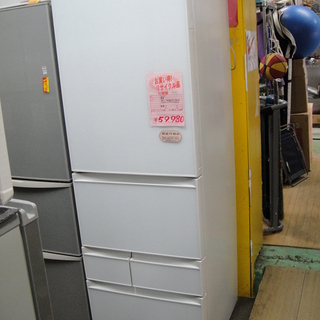 東芝 5ドア ノンフロン冷凍冷蔵庫　2015年製　426L　GR...