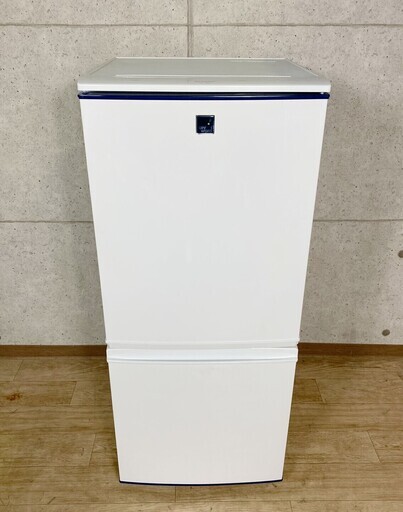 8*15 SHARP シャープ 2ドア冷凍冷蔵庫 ノンフロン冷凍冷蔵庫 SJ-14E2-KB 137L 15年製