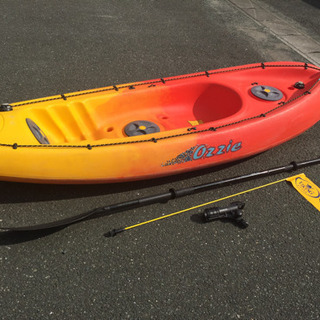 バイキングカヤック オージー Ozzie パドル・ロッドホルダー・フラッグ付き カヤックフィッシング用 浜名湖・三河湾 に最適