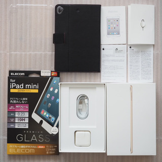 美品 iPad mini4 第4世代 128GB Wi-Fi + celluler SIMフリー ゴールド