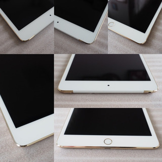 美品 iPad mini4 第4世代 128GB Wi-Fi + celluler SIMフリー ゴールド
