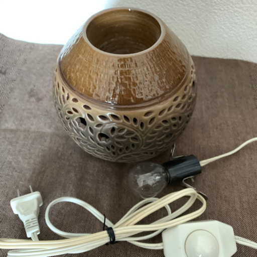 陶器のアロマポット ライトfrom鷹歌 台湾窯元の街 Twjp 武蔵中原のその他の中古あげます 譲ります ジモティーで不用品の処分