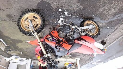 KAWASAKI KSR80 2スト 6速 タイヤホイール3セット付き スパイク