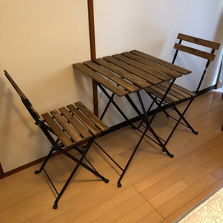 【ネット決済】IKEAガーデンテーブルセット