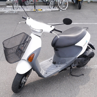 原付 バイク スズキ SUUKI 50CC レッツ４ 白色 原チ...