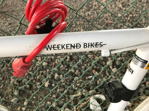 売れ筋 クロスバイク白WEEK END(size510)