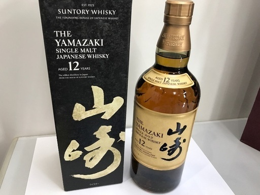 未開栓!新品!箱付き 山崎12年 サントリーウィスキー 山崎12年