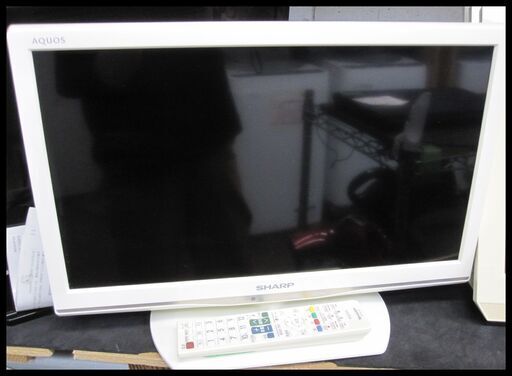 新生活！9900円 シャープ 19型 液晶テレビ 2014年製 リモコン付き 色褪せ有 ホワイト
