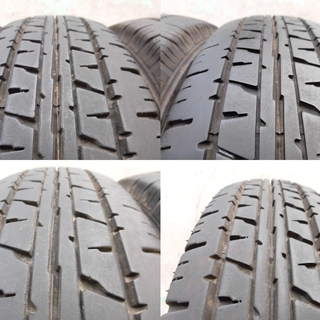 発送OKバリ山ホイール付★145 R12LT 6PR★ダンロップ ４本　H-80