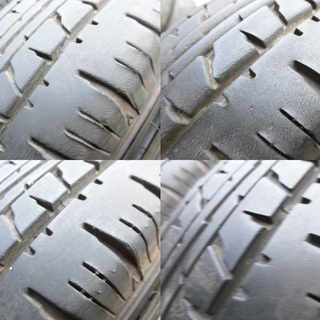 発送OKバリ山ホイール付★145 R12LT 6PR★ダンロップ ４本　H-80