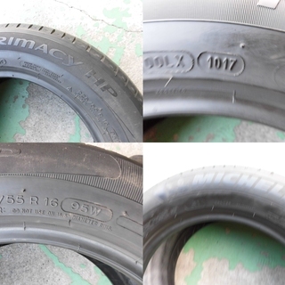 発送OKバリ山★225/55R16★MICHELIN ４本　D-15