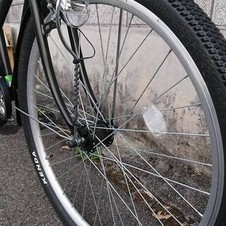 決まりました　29インチ　アルミフレーム　６段シマノギヤ変速　オ－トLEDライト機能付き　安心の譲渡証明＆防犯登録あり　超美品