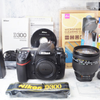 美品級●大人気フラッグシップ●純正高倍率●豪華な付属品●ニコン D300 安心のゆうパック代引き発送！送料、代引き手数料無料！