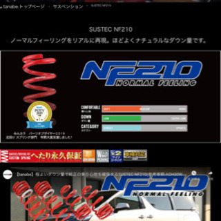 【取付込み】N-BOX JF1.2.3.4 タナベダウンサス　エヌボックス　NBOX
