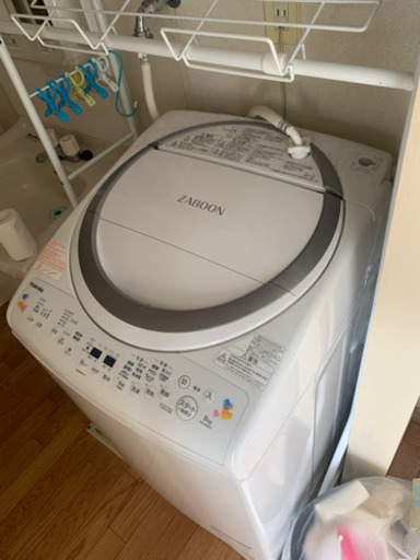 東芝 TOSHIBA ザブーン ZABOON AW-86V(S) 縦型洗濯乾燥機 洗濯機