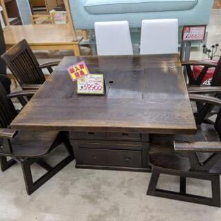 おすすめ商品】参考定価¥400,000 囲炉裏ダイニング5点セット 和 おすすめ商品】参考定価¥400,000 囲炉裏ダイニング5点セット 和