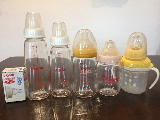 ピジョン哺乳瓶4本 新品乳首一個 テテオマグ Kazu 伊勢中川のベビー用品 授乳 お食事用品 の中古あげます 譲ります ジモティーで不用品の処分