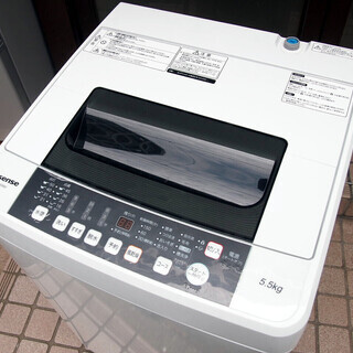 ⑩【6ヶ月保証付】18年製 美品 ハイセンス 5.5kg 全自動洗濯機 HW-E5502