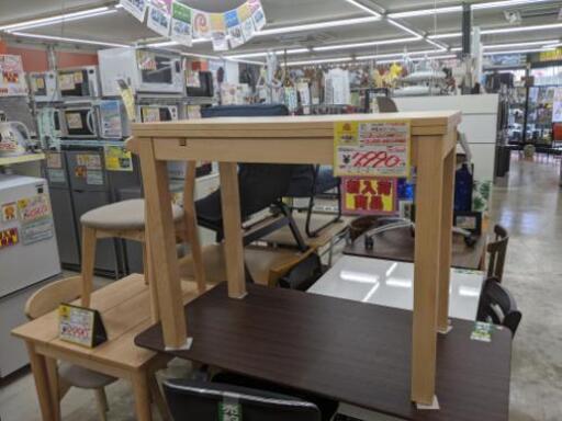 【おすすめ品】参考定価¥28,414 IKEA イケア 伸長式 テーブル 幅90cm✕奥行50cm✕高さ75cm ビーチ材突き板
