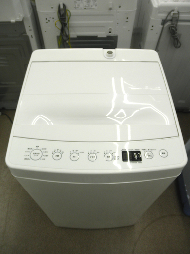 西岡店 洗濯機 4.5㎏ 2019年製 TAG label  ホワイト シンプル♪ 高年式 アマダナ