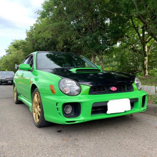 スバルgda インプレッサwrx Nb Kawasakiライムグリーンカラー F1 春日部のインプレッサの中古車 ジモティー