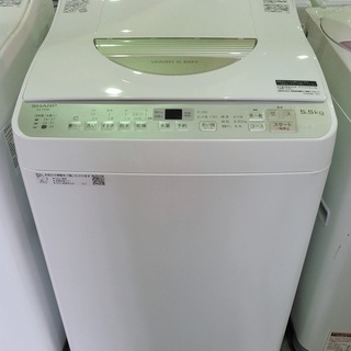 ◇安心の一年保証！ タテ型洗濯乾燥機 5.5㎏ SHARP/シャープ 2018年製