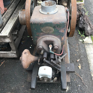 レトロ発動機、クボタ発動機、ガーデニング雑貨、発動機