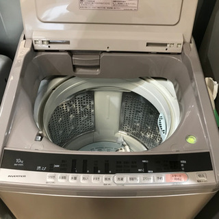 美品】2018年製日立 全自動洗濯機 ビートウォッシュ 洗濯容量10kg 本体