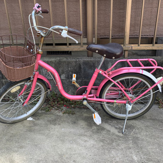 （お取引中）自転車　子供用　女の子　18インチ　中古