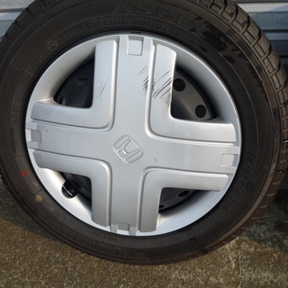 タイヤホイールキャップ付き155/65R13/73S　夏タイヤホンダ軽自動車用 タイヤホイールキャップ付き155/65R13/73S 夏タイヤホンダ軽自動車用