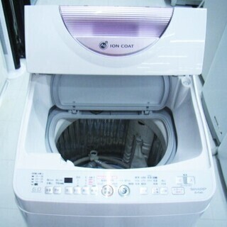 洗濯機 6.0kg 2014年製 シャープ ES-TG60L 全自動洗濯機 SHARP 苫小牧西店