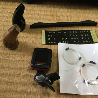 三線　本革二重張り