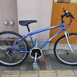 シマノ18段変速MTB マウンテンバイク 26インチ キャンプ用 美車 室内