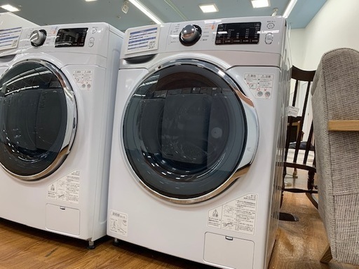 1年間保証付　IRIS OHYAMA　ドラム式洗濯乾燥機　【トレファク所沢店】